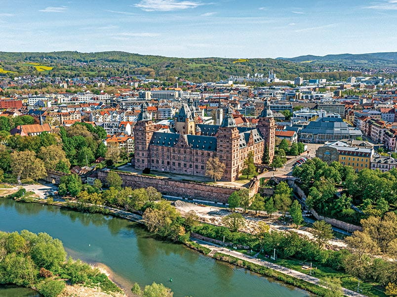 Johannisburg Palace in Aschaffenburg, Germany